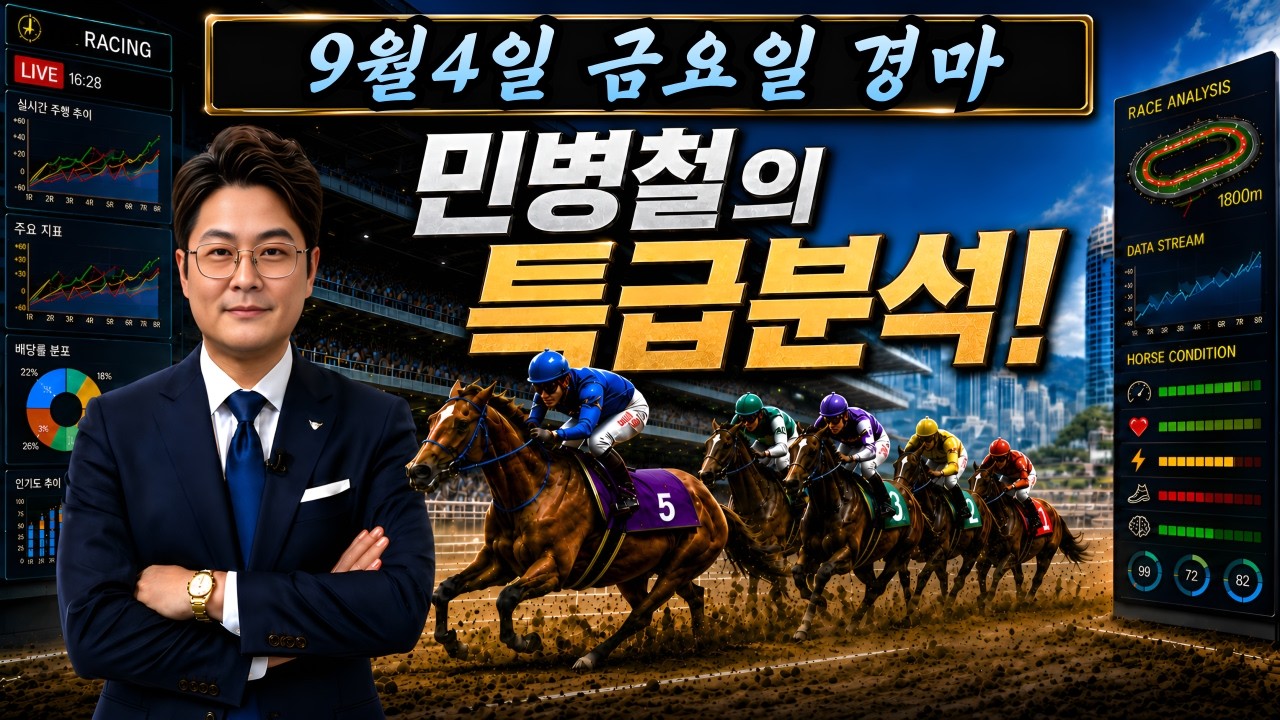 #9월4일 금요경마! 고배당 특급 분석!