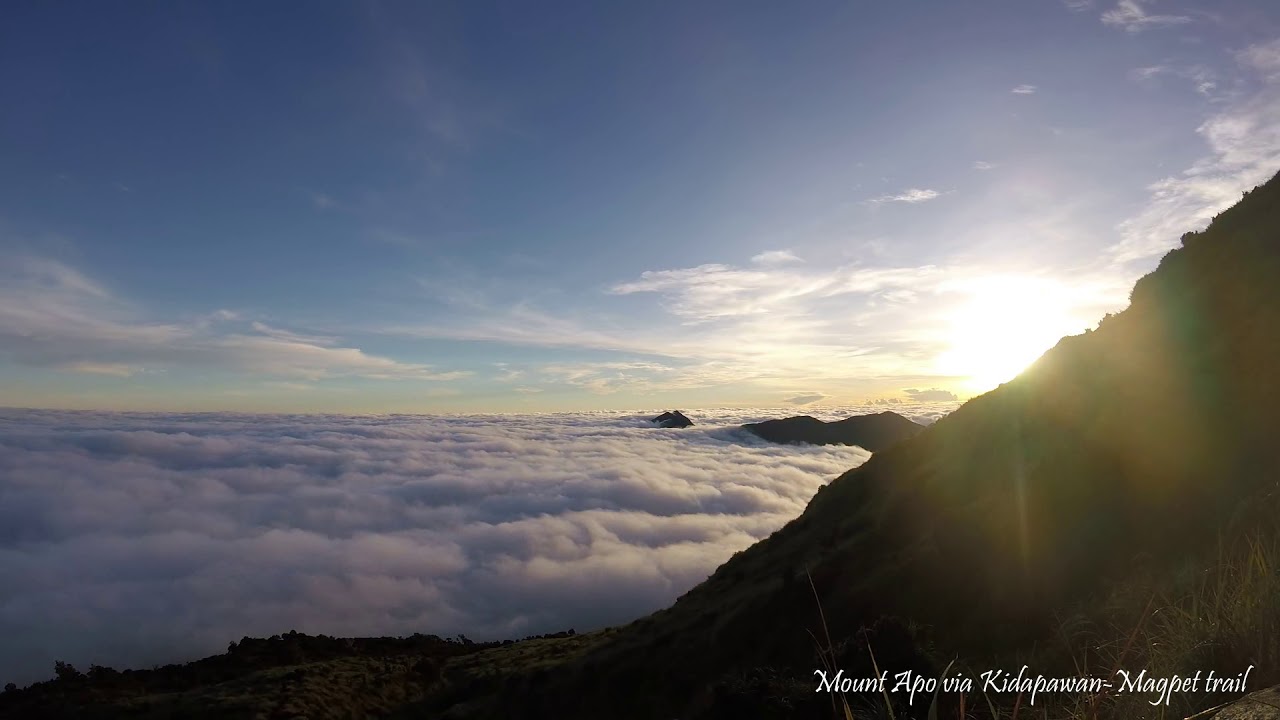 Mount Apo Sea of Clouds and Sunrise Timelapse - YouTube
