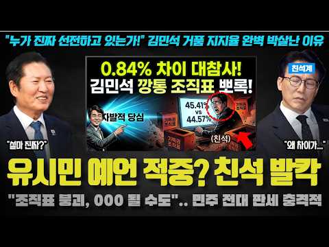 유시민 예언 적중?! "전대 결과 쉽지 않고 000 될 것".. 낙승 예상했던 친석계가 멘붕에 빠진 이유