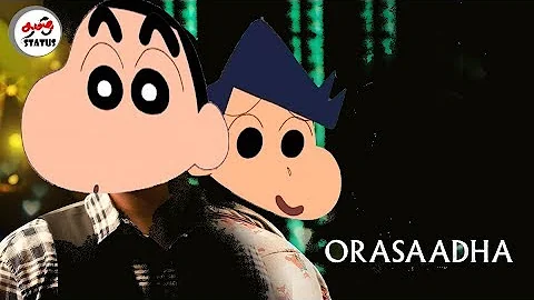 orasaadha - full song| shinchan version|#tamilstatus