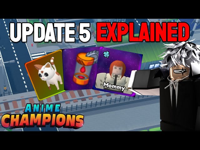 NEW CODE E CHAINSAW MAN NA UPDATE 5 DO ANIME CHAMPIONS SIMULATOR