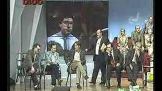 Costanzo Show: Totò Cuffaro aggredisce Giovanni Falcone
