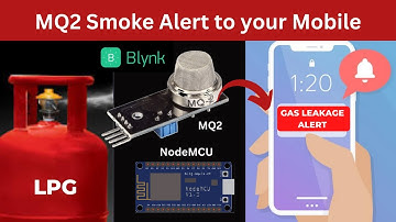 MQ2 Gas Leakage Alert Notification Using Blynk IOT | Blynk 2.0 Notification | ESP 8266 | IOT Project
