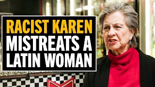 Racist Karen Gets Angry At A Woman For Speaking Spanish!