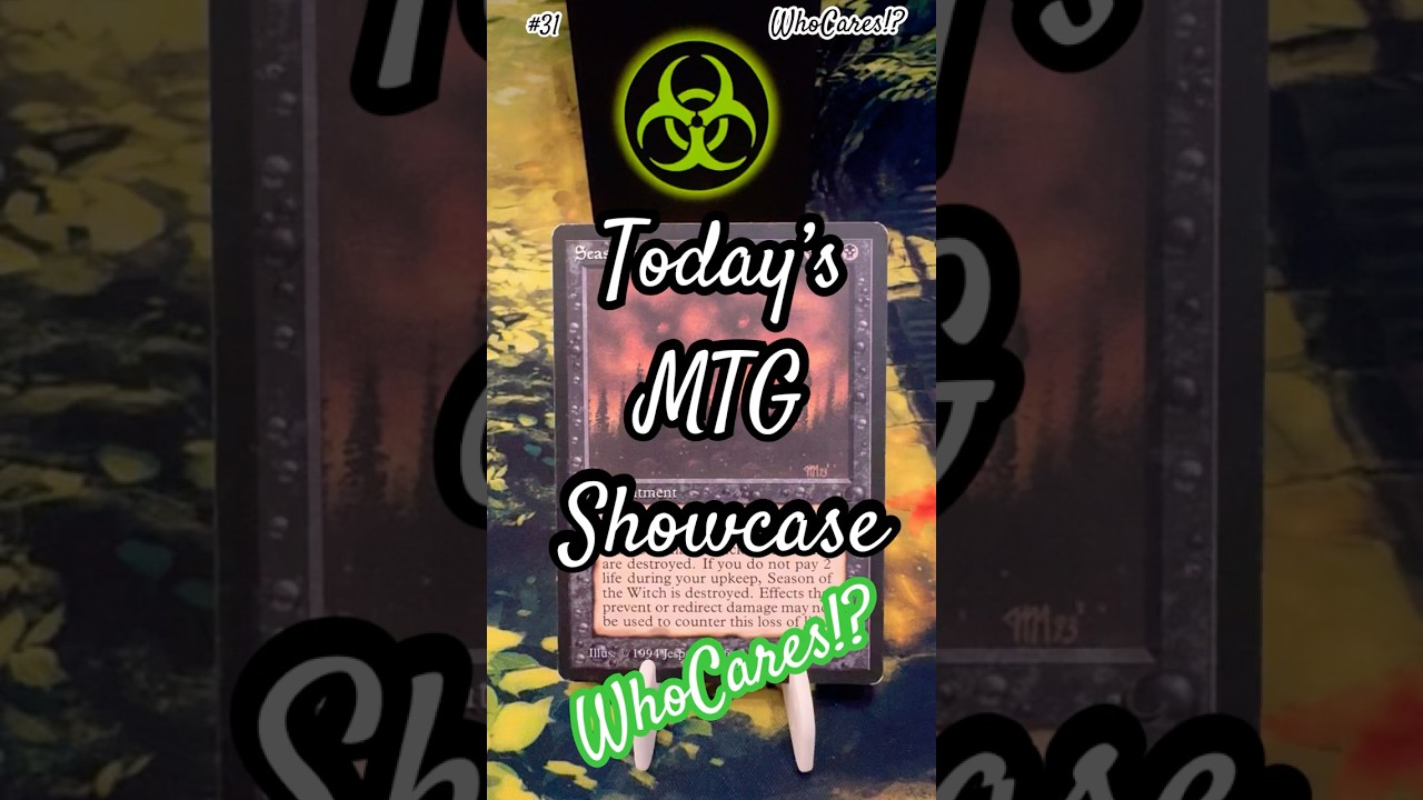 Today&rsquo;s MTG Showcase #31 #SeasonOfTheWitch #mtg #magicthegathering #thedark #mtgshorts #mtgcollector