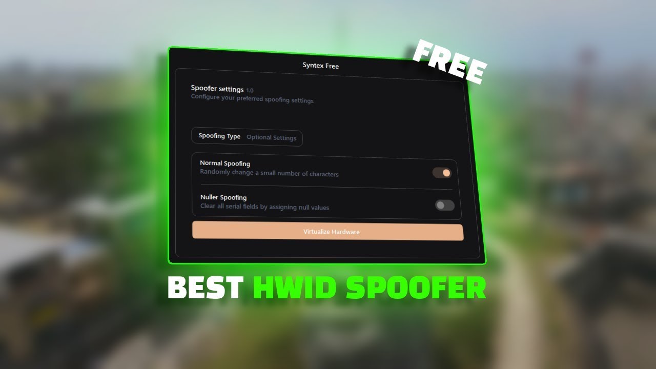 💻 2025 Best Free HWID Spoofer | Undetected on Any Game (No Crashes)