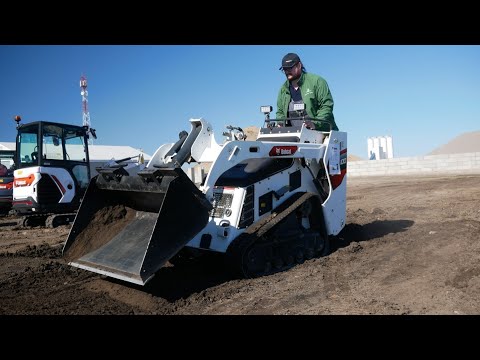 Bobcat MT100. A shovel with an engine? No, it's much more than that. And how does it work?