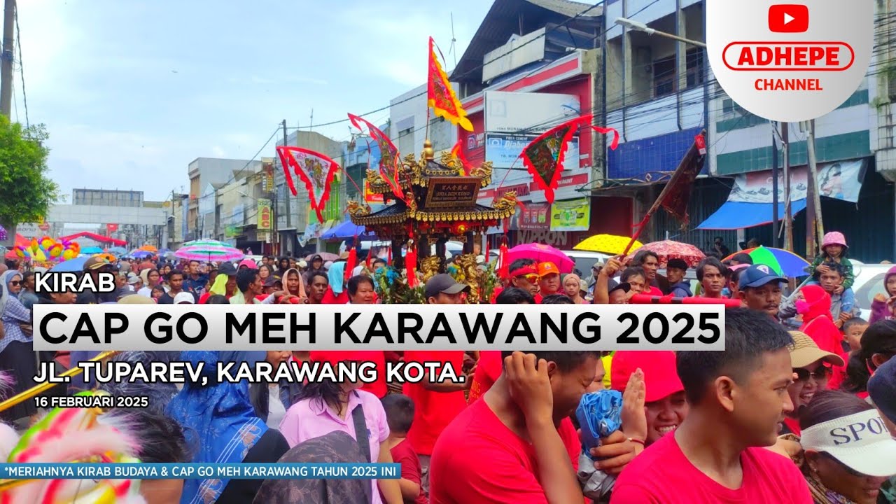 MERIAHNYA CAP GO MEH KARAWANG 2025