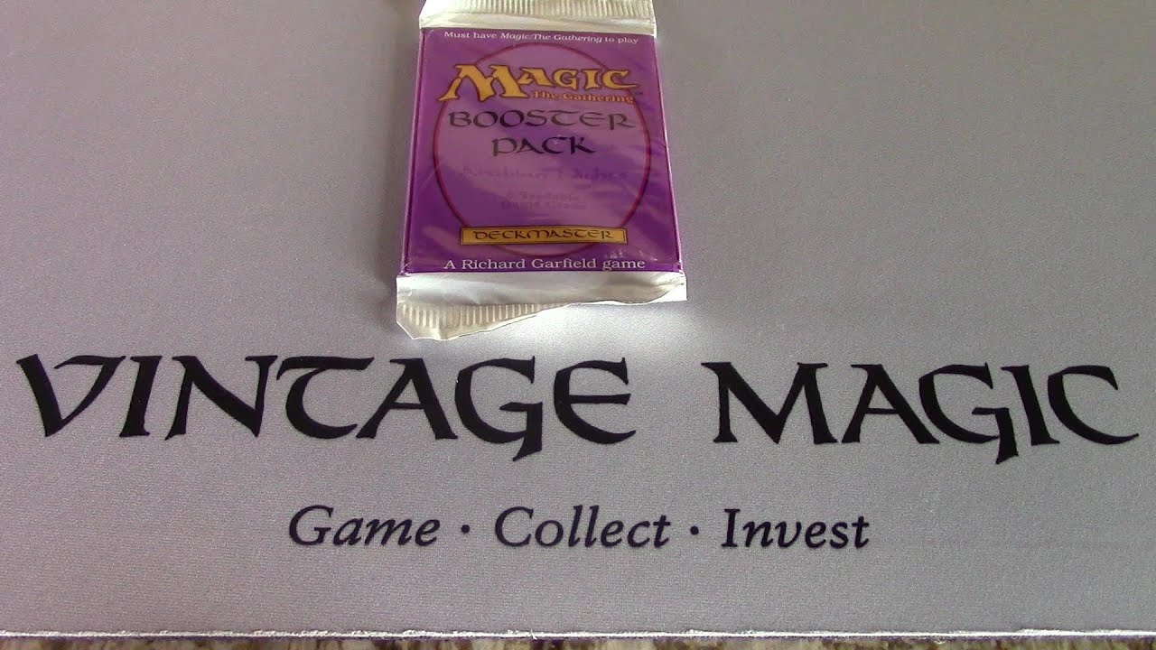 magic the gathering arabian nights booster box Arabian Nights Booster Pack Opened! MTG Magic the Gathering!