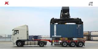 MultiFunctional Container Chassis With Novel Octagonal Central Frame Design
