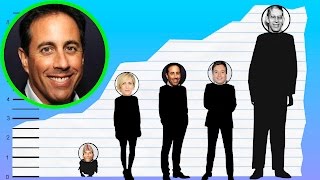 How Tall Is Jerry Seinfeld? - Height Comparison! Information