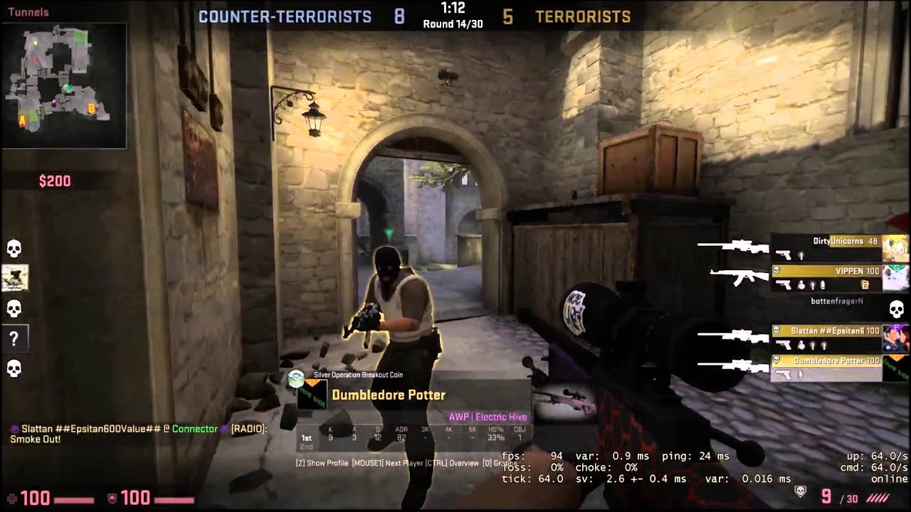 Sjukt skott genom smoke med grymma reaktioner! - CSGO