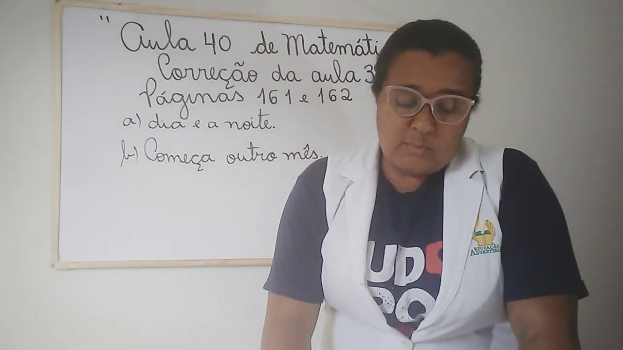 Aula 40 de matemática Correção da aula 39 - YouTube