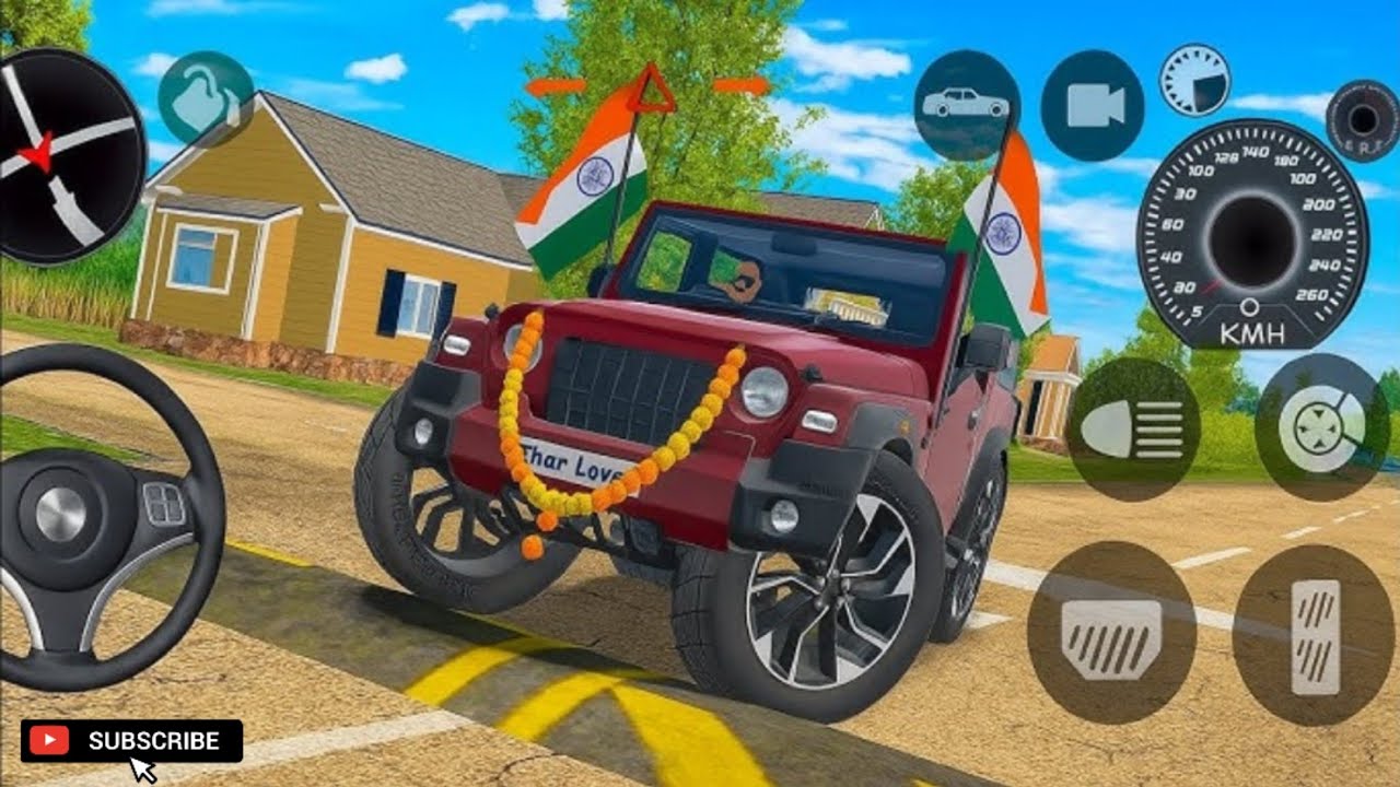part- 25🎮🕹Modified Mahindra Thar (Thar wala game)☠️ Black Beast Thar 4x4💥