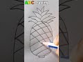 Pineapple Drawing Easy Drawing With Pencil Drawing Shorts Pineapple Drawing Easy Drawing With Pencil Drawing Shorts