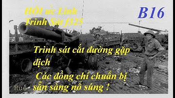 B16.Hồiức lính trinh sátf325/Trinh Sát cắt đường Gặp địch-Các đồng chí  Sẵn Sàng nổ súng(37