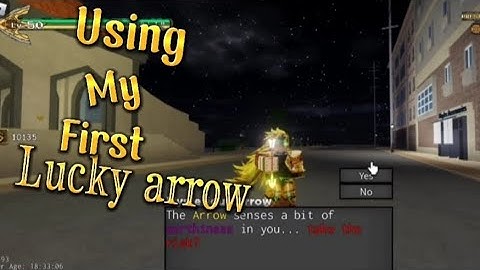 [YBA] Using my FIRST Lucky arrow