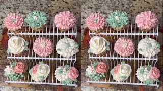 How to make a cupcake and decorate flower cupcakes