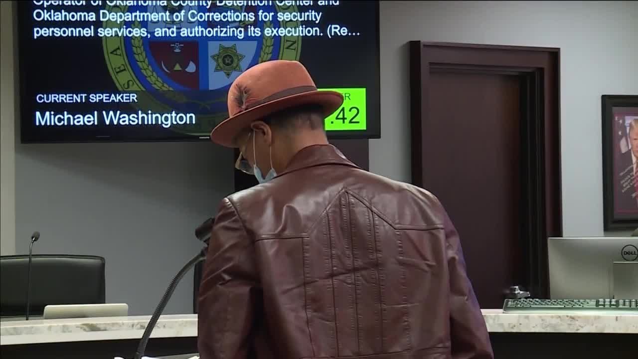 Activists demand better conditions at Oklahoma County Detention Center during jail trust meeting