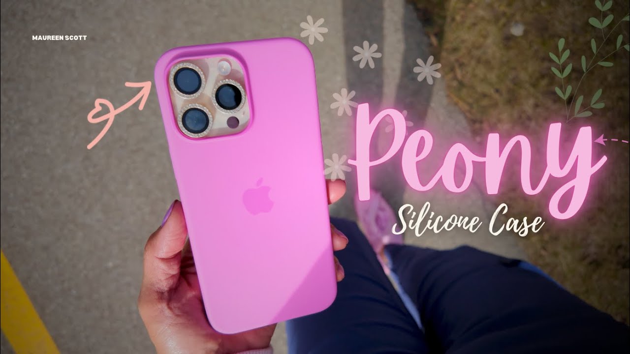 PEONY : 🍎 Apple Silicone Case for Pink Lovers - YouTube