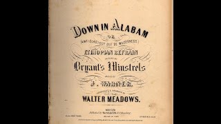 Down in Alabam' (1858)