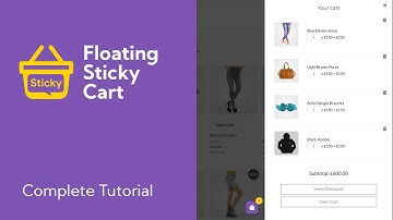 Floating Sticky Cart for WooCommerce - Complete Tutorial
