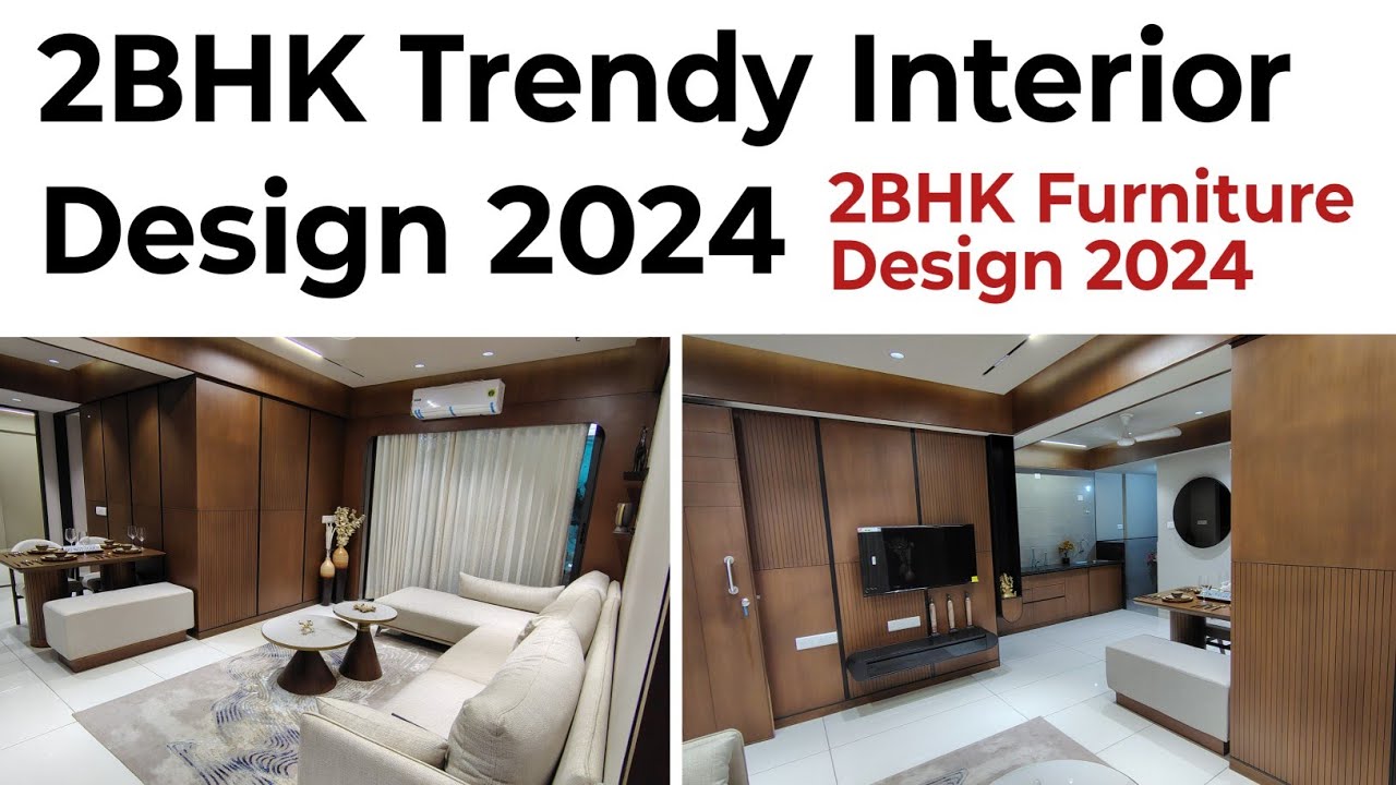 2BHK Trendy Interior Design 2024 | 2bhk furniture design 2024 ...