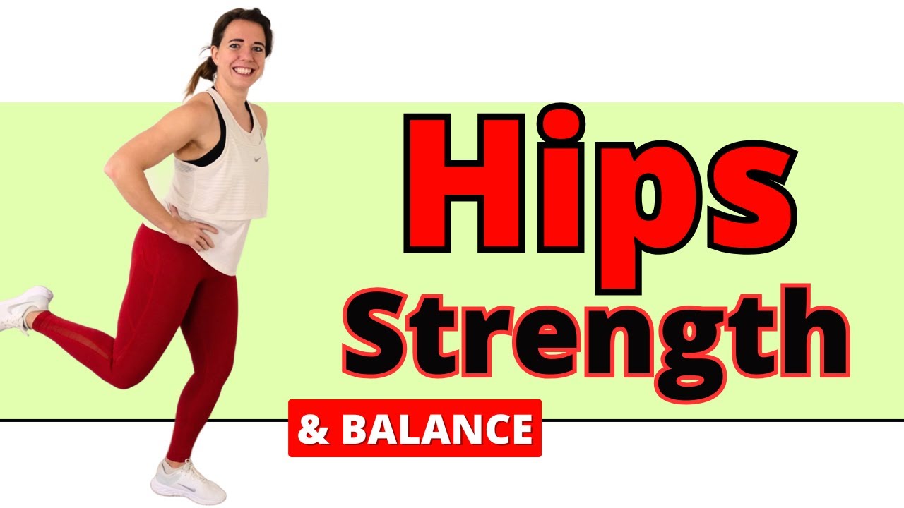 20 Minute Challenging Hip Strength & Balance Workout - For Seniors