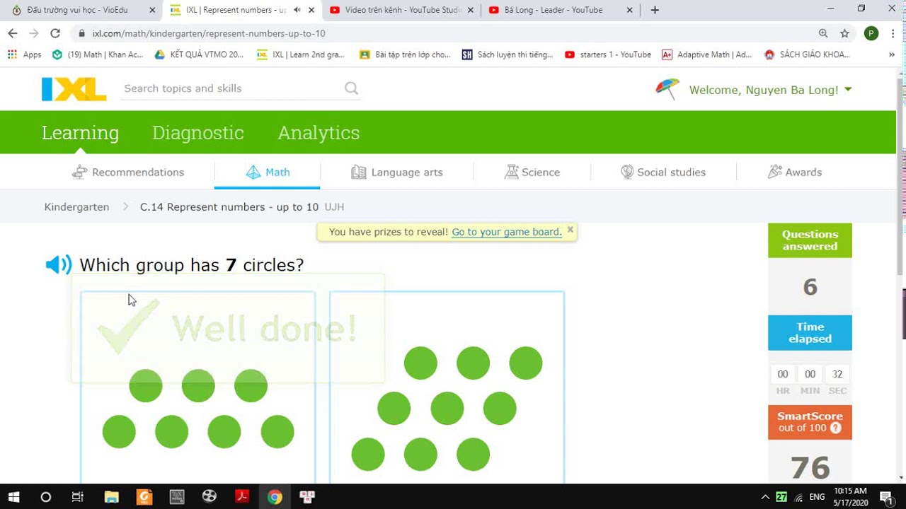 Represent numbers - up to 10 - YouTube