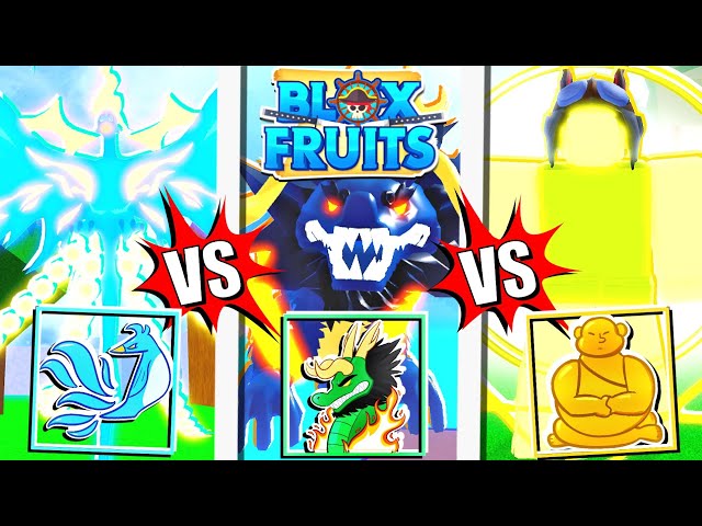 COMPARANDO FRUTAS BUDDHA VS DRAGON no BLOX FRUITS !! * QUAL É A MELHOR FRUTA  * 