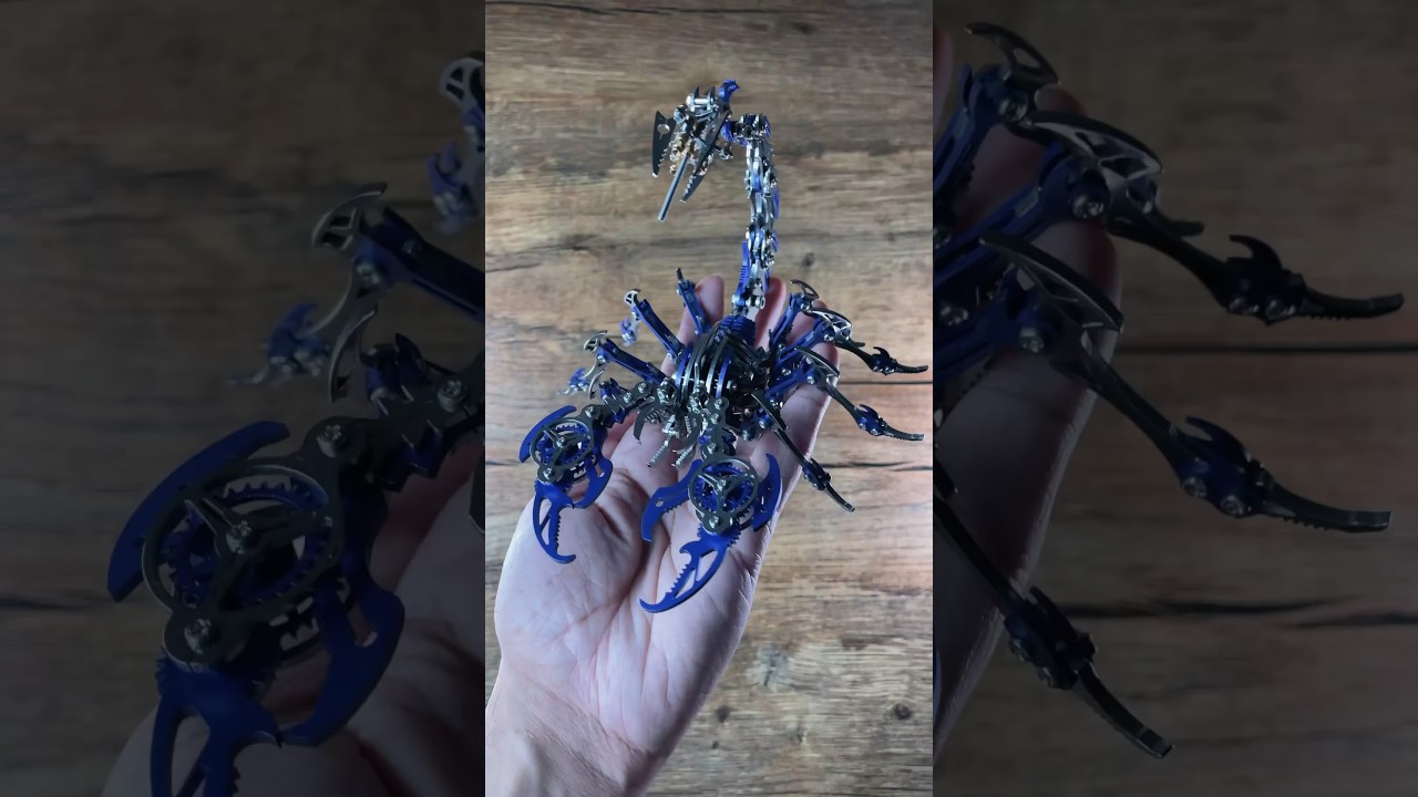 Moyustore 3D Metal Puzzle Scorpion King | DIY | Quick unboxing | Build | First Look #shots
