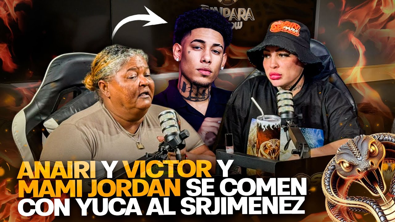 ANAIRI Y VICTOR Y MAMI JORDAN SE COMEN CON YUCA AL SRJIMENEZ