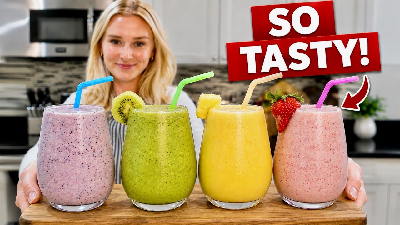 4 Easy Smoothies I’m Making All Summer Long!