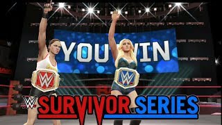 Charlotte vs Ronda Rousey | Survivor Series 2018 | WWE Mayhem | AM Might