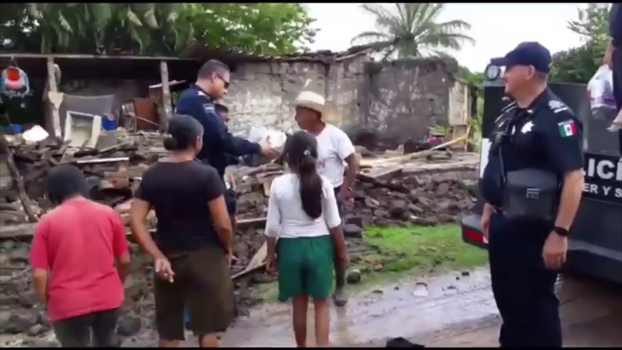 Policía Federal ayuda a comunidades afectadas por el sismo en Chiapas defensa y justicia