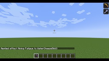 haste 255 + efficiency 255 vs mining fatigue 255 (read desc)