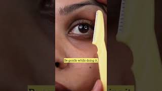 Eyebrow shaping| Shape your eyebrows at home | Eyebrow trimming | Eyebrow Filling  | Tinkle Razor