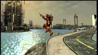 how to get out of the map in crackdown 2