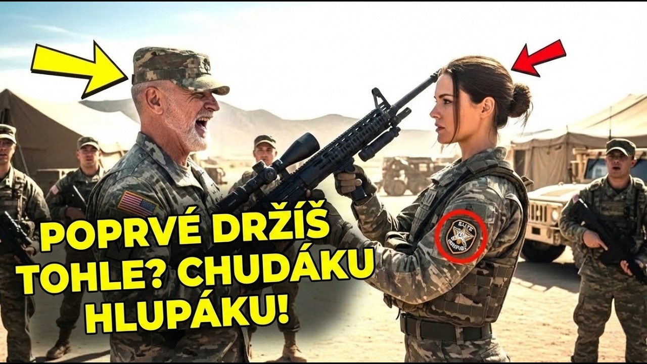 Generál jí podal .50 Cal M82 — pak ztuhl, když uviděl odznak elitní odstřelovačské jednotky.