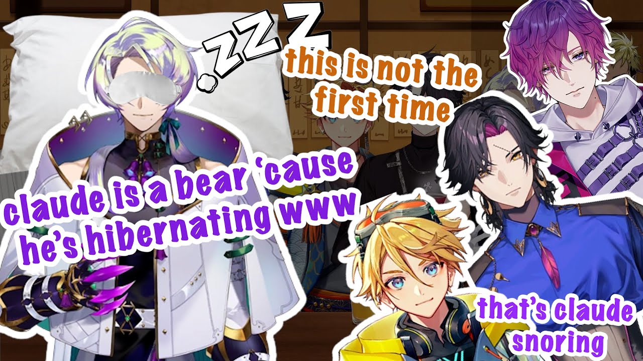 The four times eepy Clawshi snores on stream 💤|【NIJISANJI EN｜Claude Clawmark】