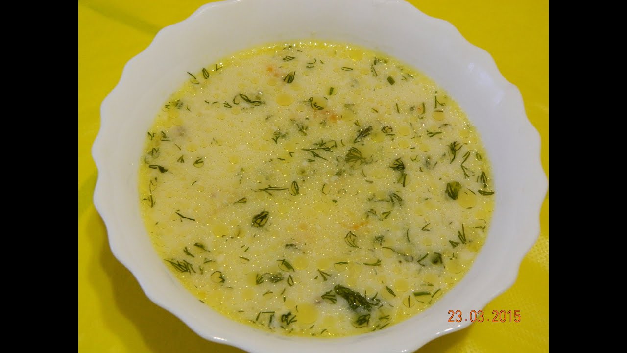 Сырный суп с грибами и мясом. Первые блюда.