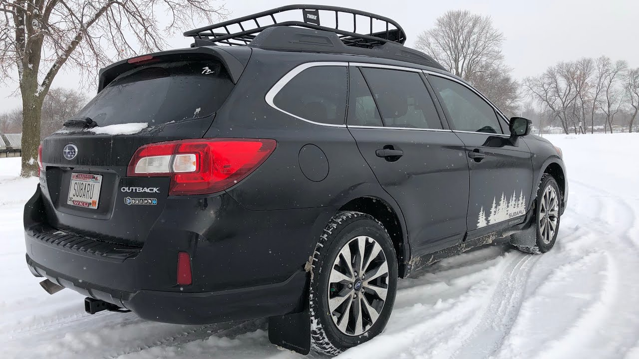 Subaru Outback - Snow Tires - YouTube