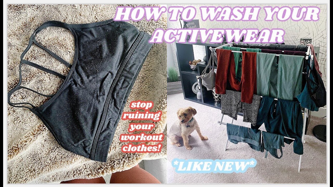 Tips and Tricks to Wash Workout Clothes