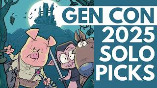 Top 10 Anticipated Solo Board Games from Gen Con 2025