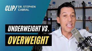 Underweight vs  Overweight | Dr. Stephen Cabral