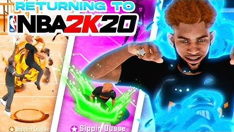 I RETURNED BACK TO NBA 2K20 WITH THE BEST TWO WAY SLASHING PLAYMAKER