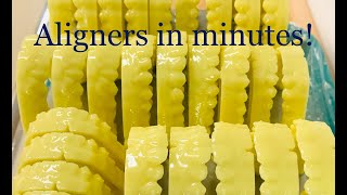 Creating 3D print Clear Aligner in few minutes!  #ALIGNERS 2020