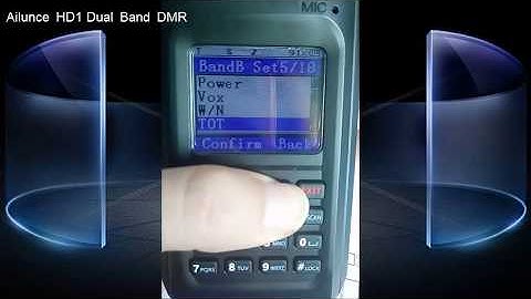 Ailunce HD1 VFO Mode: How to set the shift.