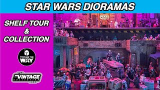 Star Wars Shelf Tour and Collection | Diorama | The Vintage Collection