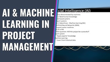 AI and #MachineLearning in Project Management #ProjectManagement #AI #ArtificialIntelligence